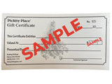 Gift Certificate - $100
